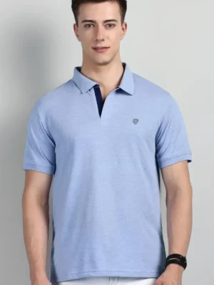 lux cozi men's cotton polo t shirt regular fit half sleeve casual polo
