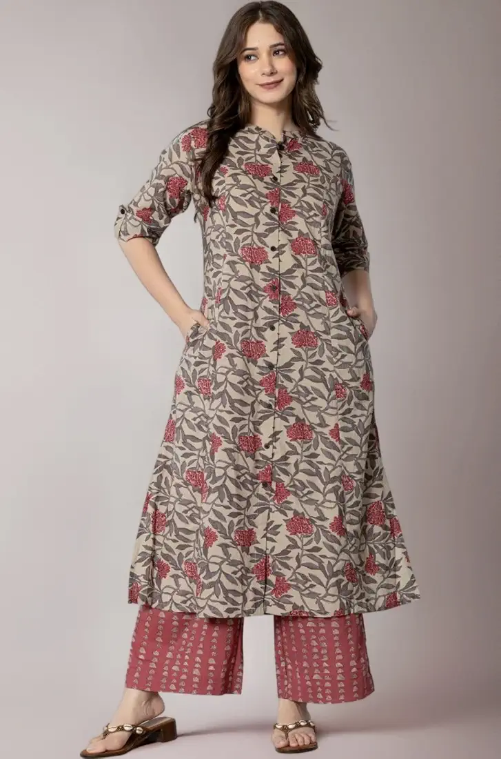 rytras women kurta with palazzo pant set